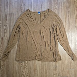 Old Navy Orange Long Sleeve Top